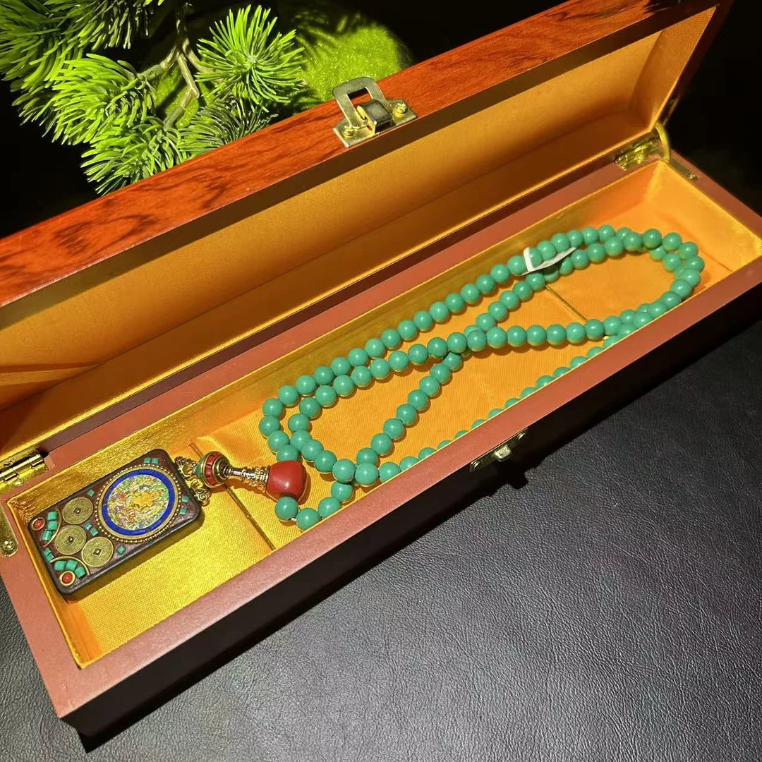 SS0746精品绿唐手串（无礼盒）