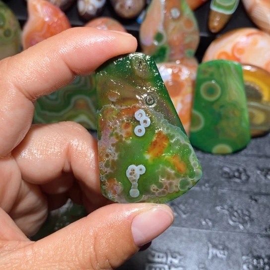 石英质玉珠宝半成品未镶嵌7*7