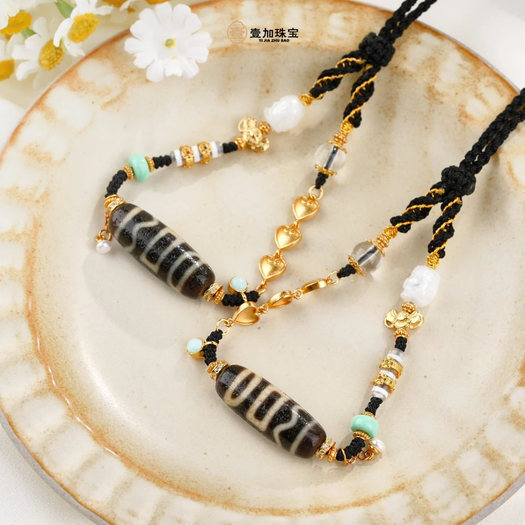 壹加林妹妹 | 玛瑙息增怀横款锁骨链多样性发其一