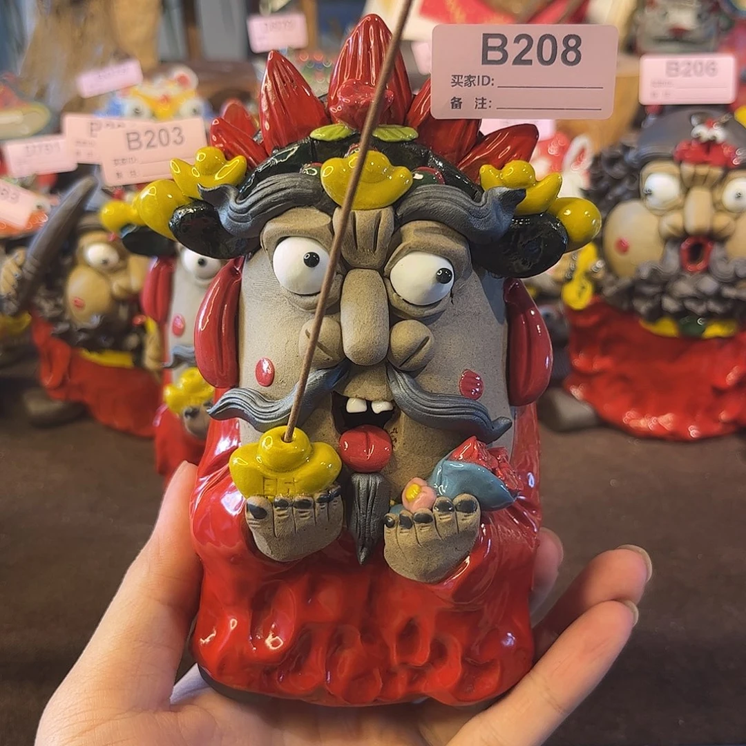 云***信泥塑纯手工茶宠摆件