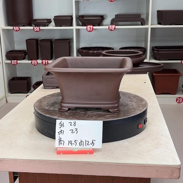 花盆紫砂四方斗盆