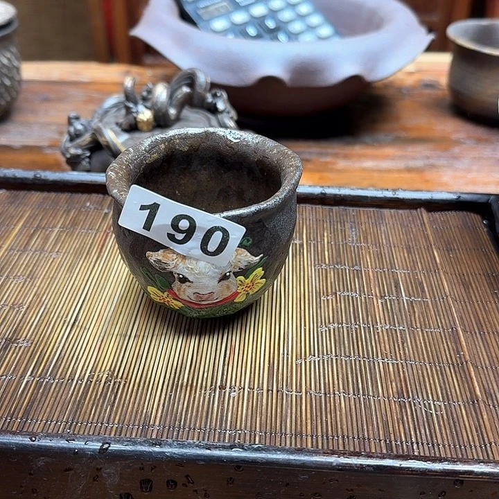 纯手工制作粗陶茶具