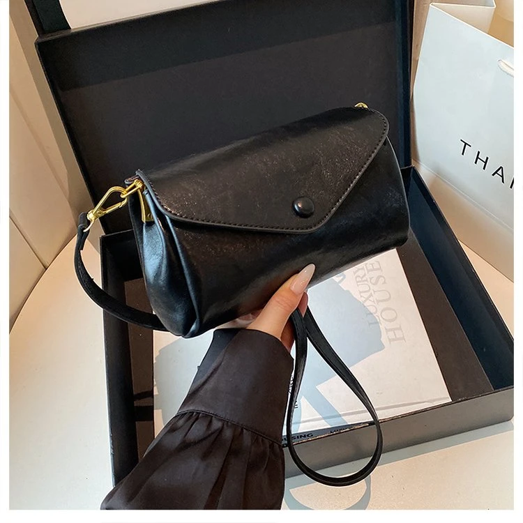 【长21厚9高12】时尚休闲女士包包潮流斜挎包俐诺袋鼠&8564黑色