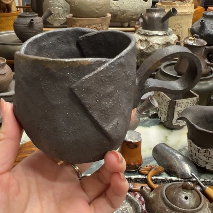 柴烧水杯茶器茶器