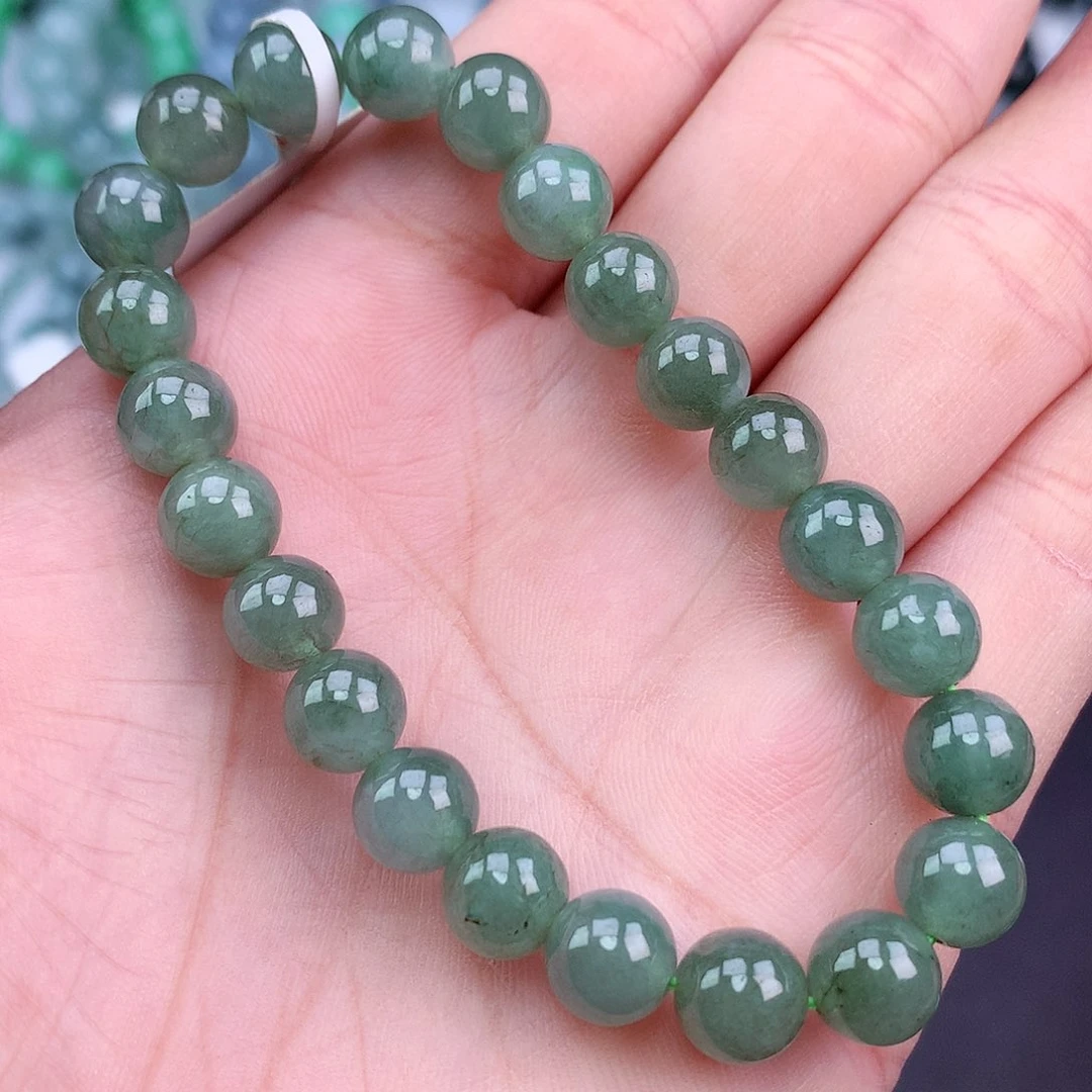 未镶嵌手链翡翠手串