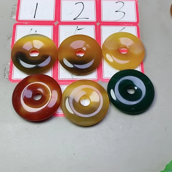 玛瑙/玉髓吊坠(不含链)未镶嵌飞*