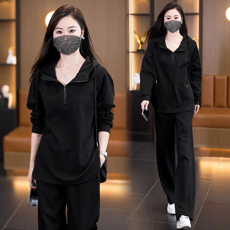 【女神新衣】2025新款秋季时尚潮流洋气时髦减龄显瘦长袖两件套