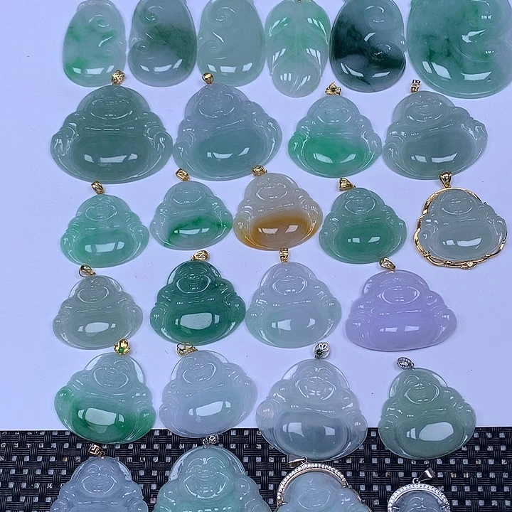 翡翠未镶嵌颈饰天然翡翠