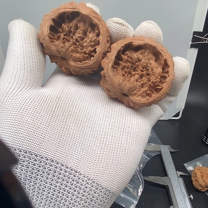 人工精心干预聚宝盆核桃文玩