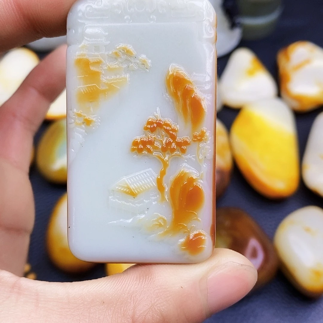 和田玉挂件未镶嵌