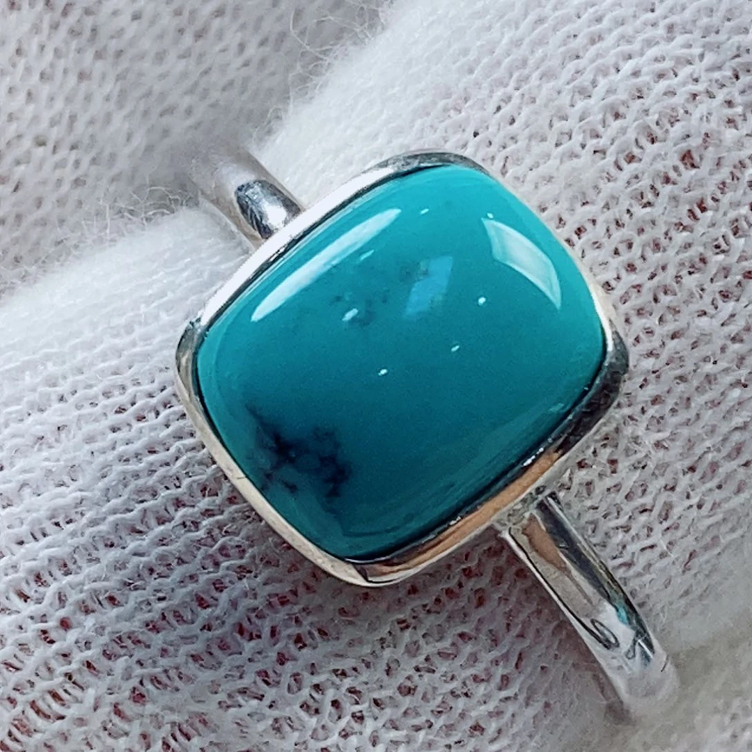 银S925镶嵌绿松石珠宝奇石