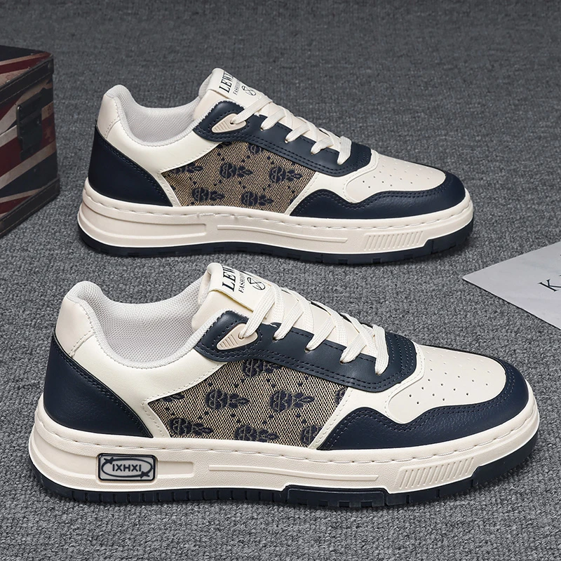 男鞋潮流休闲鞋板鞋男士百搭时尚运动潮鞋子男轻便透气备