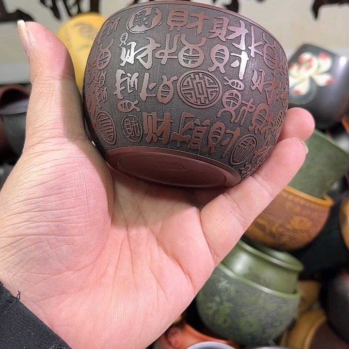 茶杯紫砂全手工紫砂主人杯