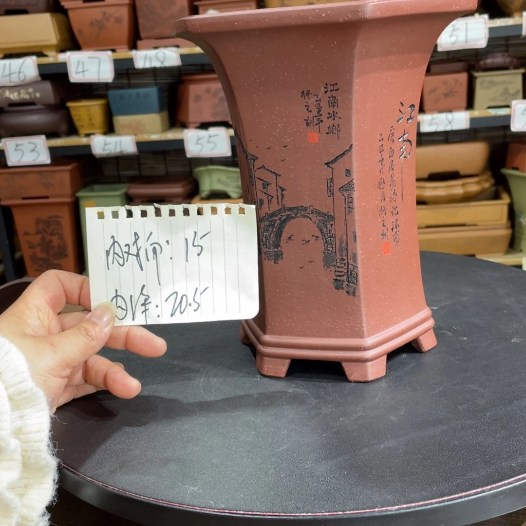 花盆紫砂紫砂花盆在民间