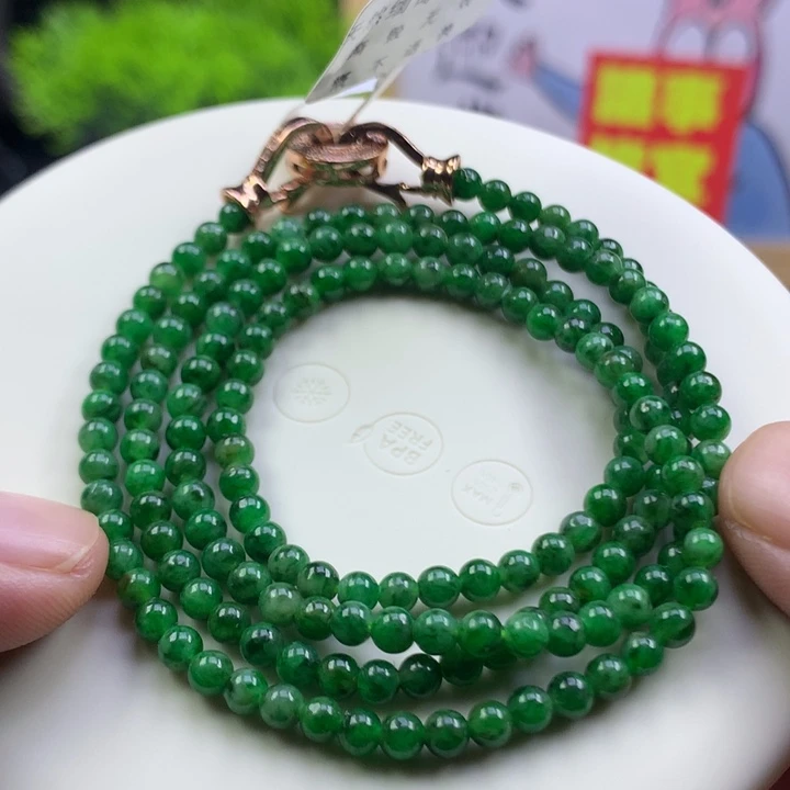 未镶嵌手串翡翠卡3.5