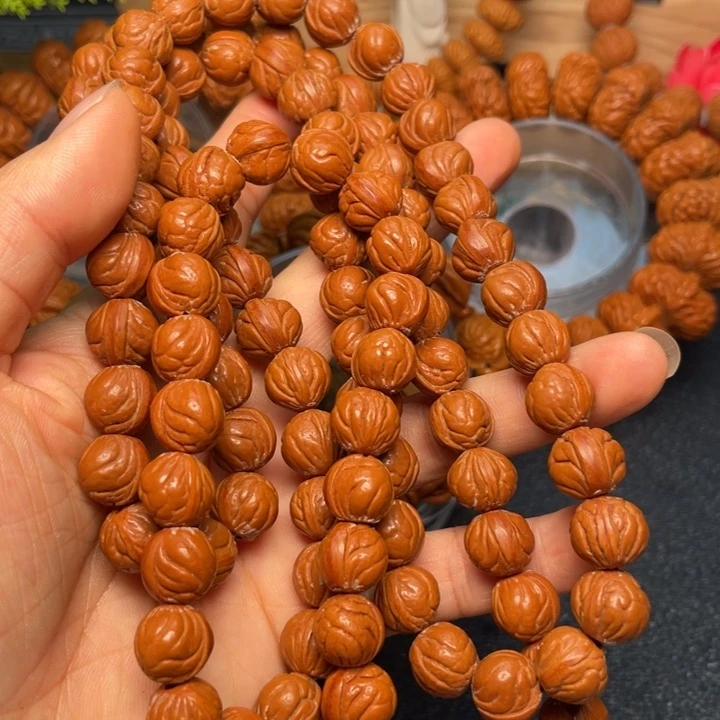 桃核手串骚*龙纹桃核47