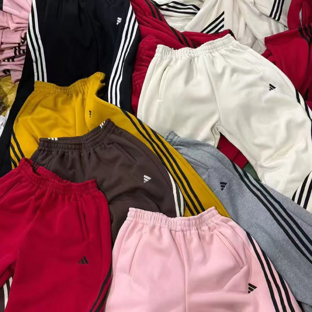 【東Room】冬季加绒抽绳卫裤女