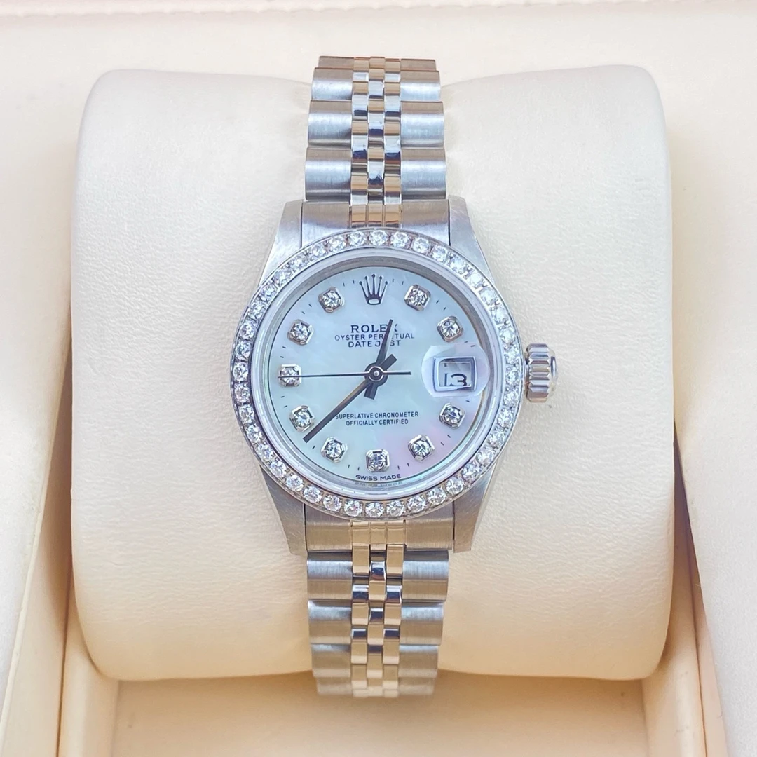 99新 Rolex/劳力士 日志型系列女士自动机械腕表  26毫米表径