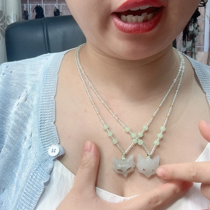 颈饰未镶嵌石英质玉拍一发一多样性发货