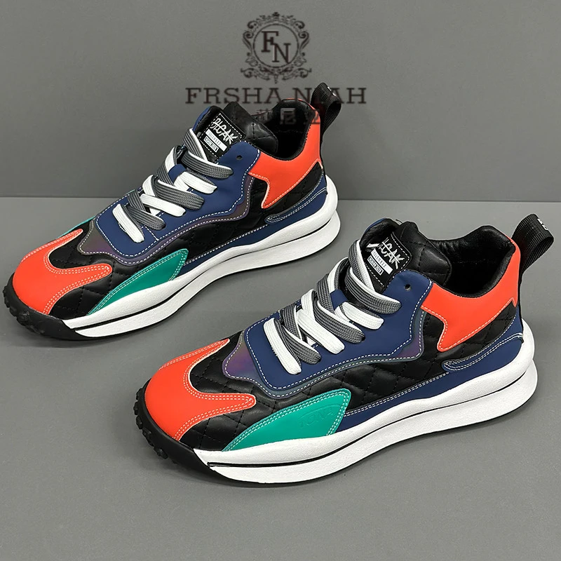法莎尼亚时尚休闲男鞋2025夏季新款防滑运动鞋男舒适软底百搭男鞋