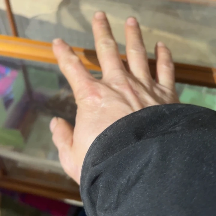 于***人玻璃中古工艺品，摆件