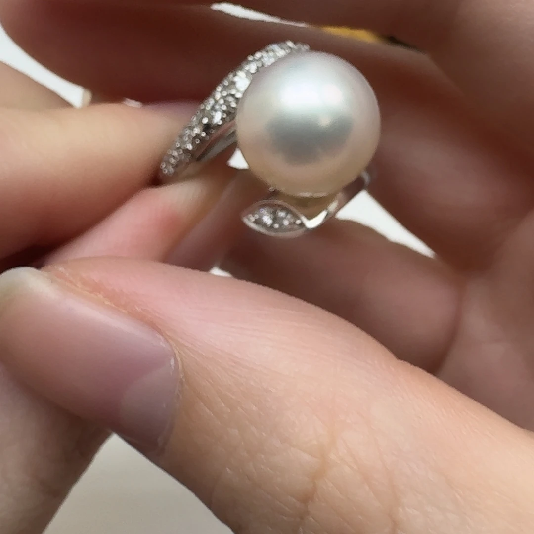 海水珍珠未镶嵌戒指