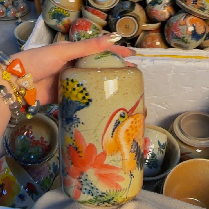 瓷片景德镇陶瓷手工手绘