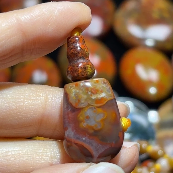 玛瑙/玉髓吊坠(不含链)未镶嵌