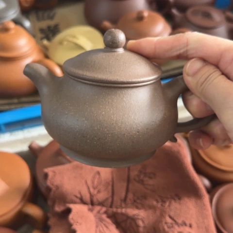 茶壶紫砂蟹壳青料220cc