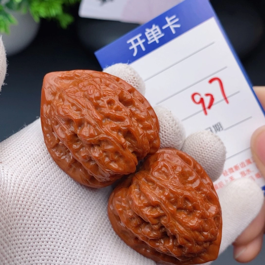 文玩核桃把件37鸡心927