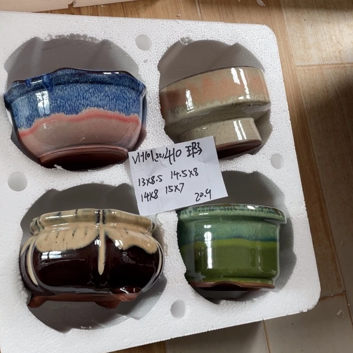 粗陶多肉花盆微瑕410