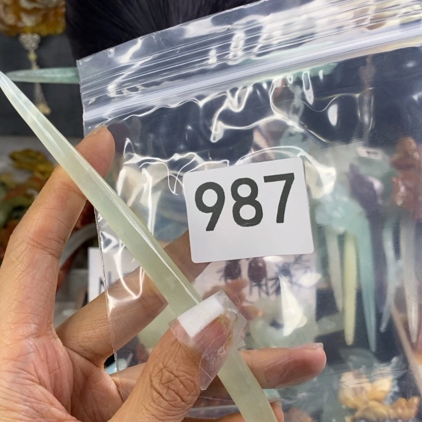 【闪购商品】岫玉发饰未镶嵌?****࿐