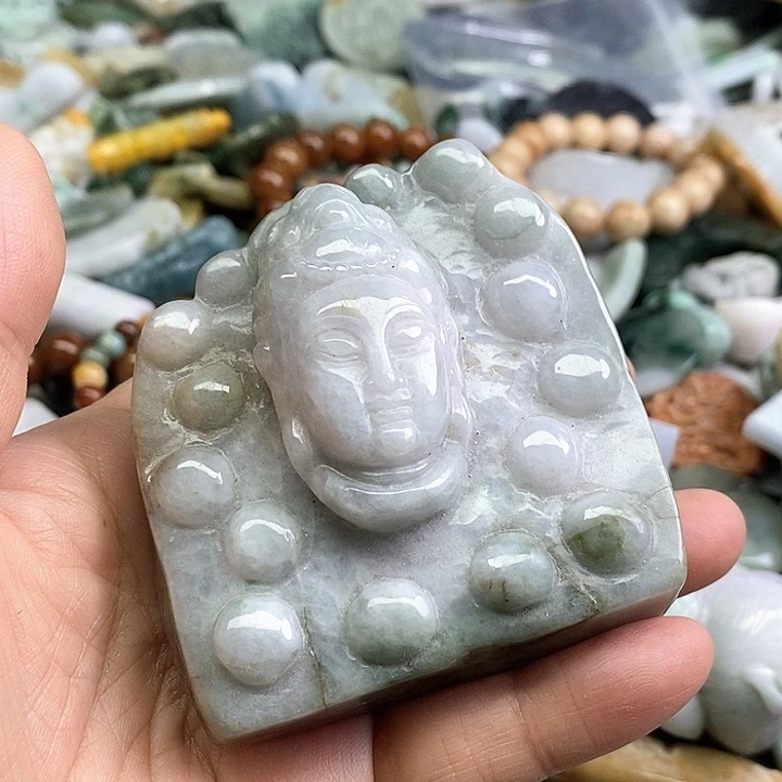 翡翠未镶嵌颈饰天然翡翠61