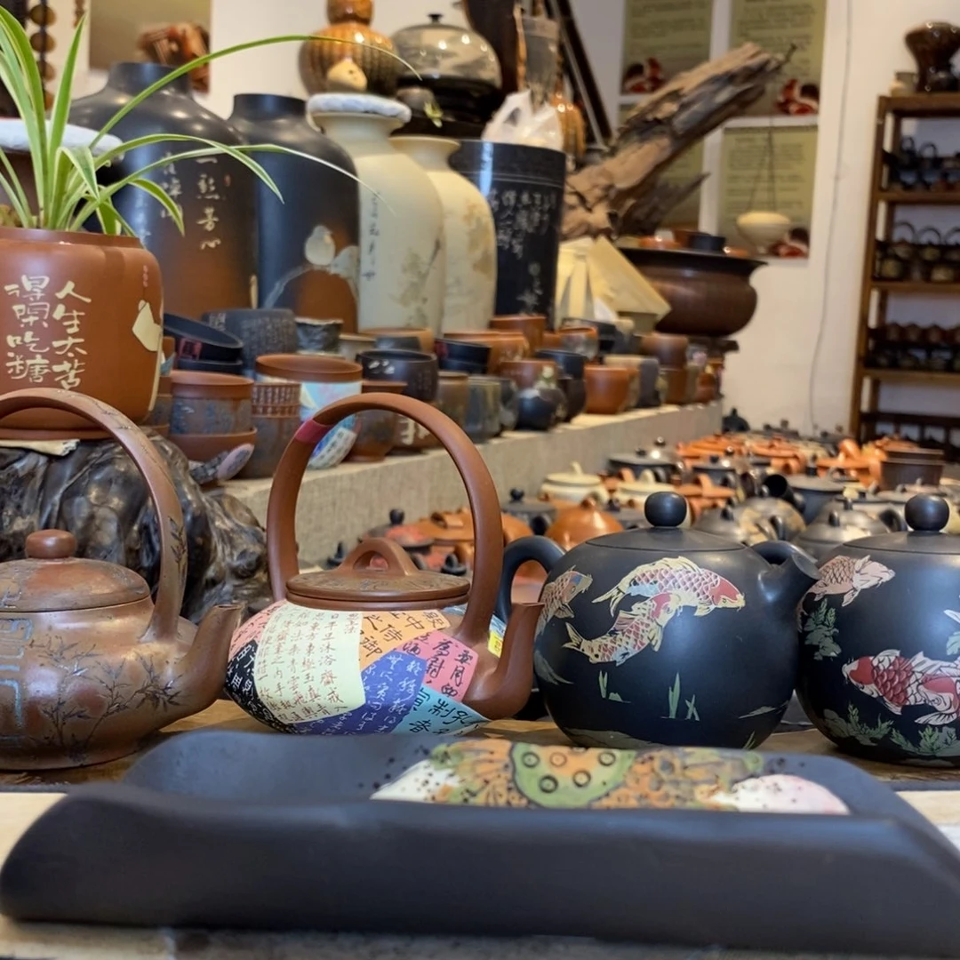 用***3云南建水紫陶茶则