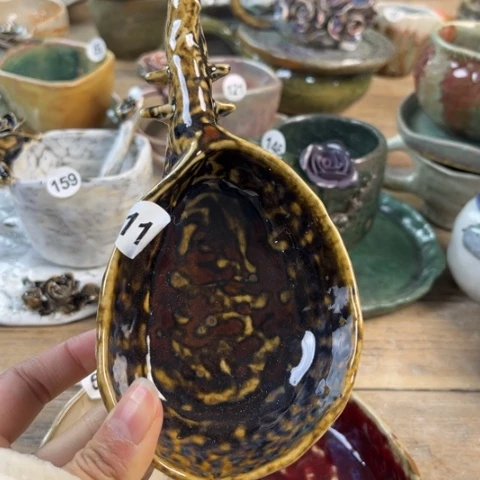 盘熠樹日式手捏餐具茶具