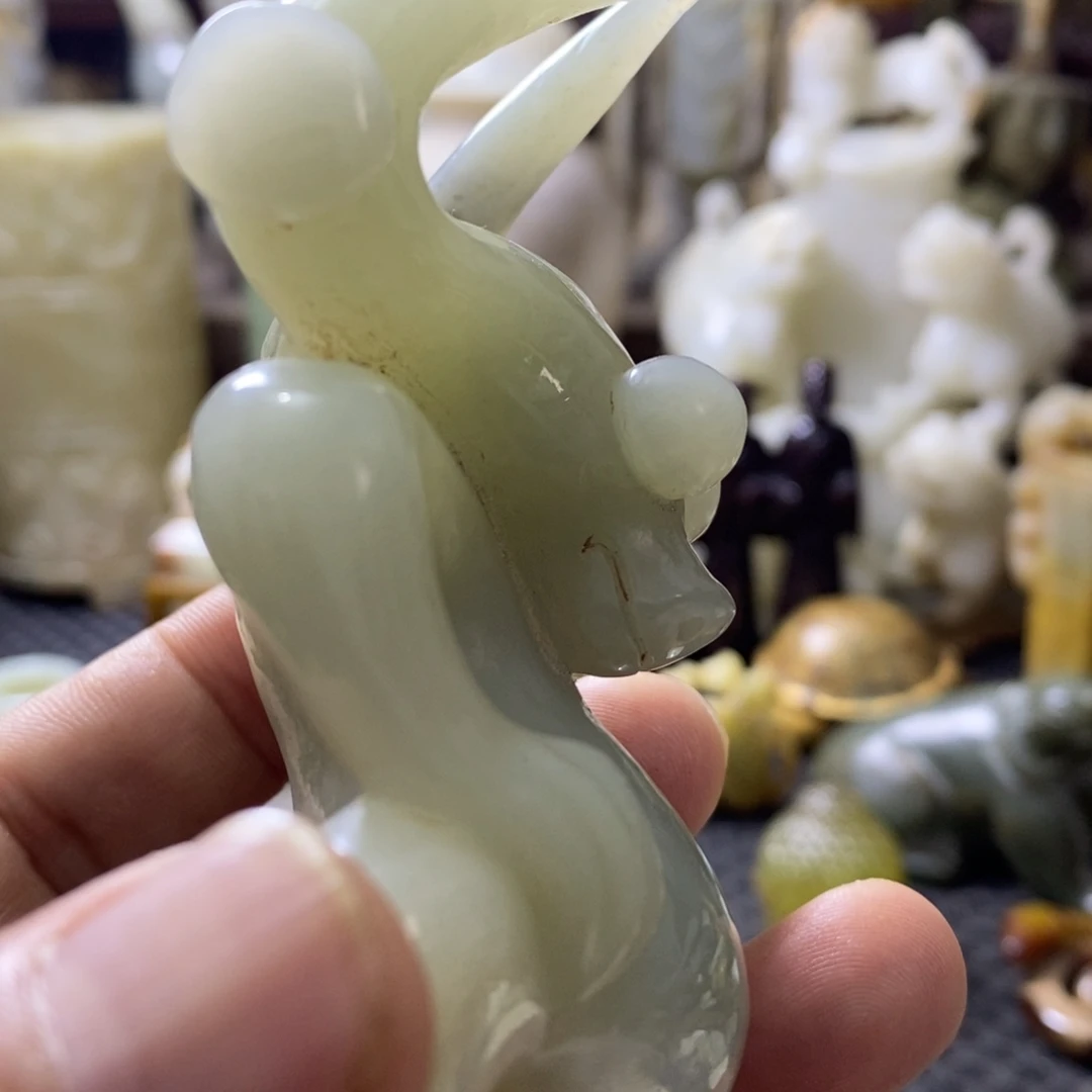 百***年和田玉（糖玉）未镶嵌挂件