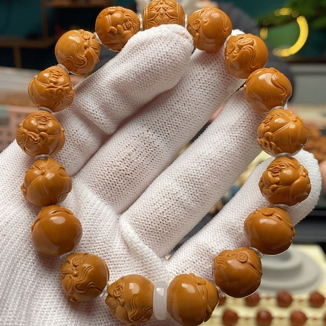 核桃手串/手链1.3可爱财神
