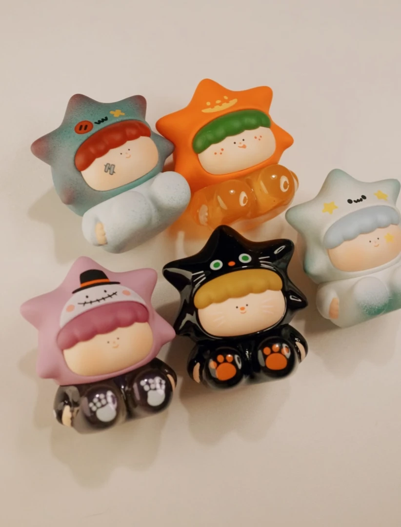 （主播代拆）后三欧星星捣蛋吊卡、星星暖暖星吊卡，可爱公仔礼物推荐