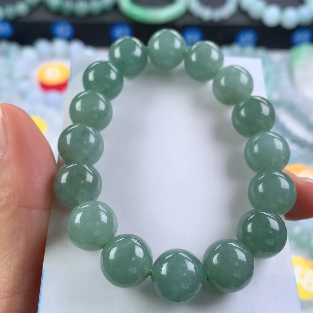 翡翠未镶嵌手链卡12.3
