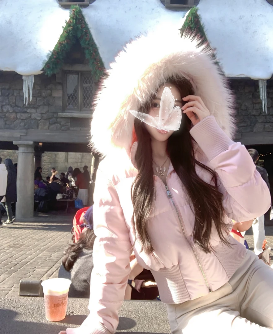 2025新款90白鸭绒小海鸥短款收腰羽绒服