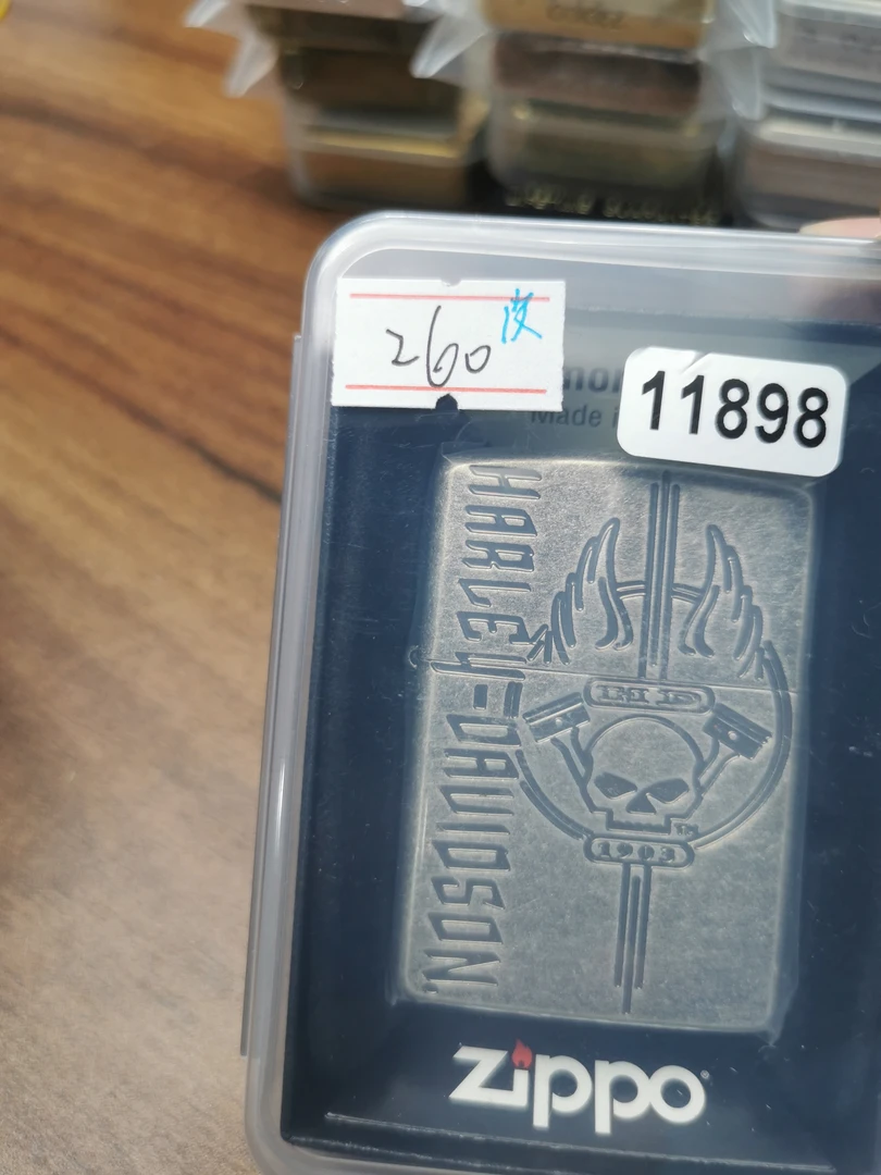 Zippo打火机回血22I古银盔甲骷髅-11898