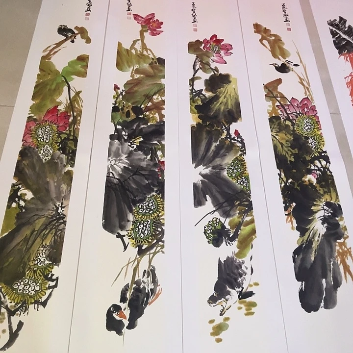 国画张圣敏先生纯手绘作品