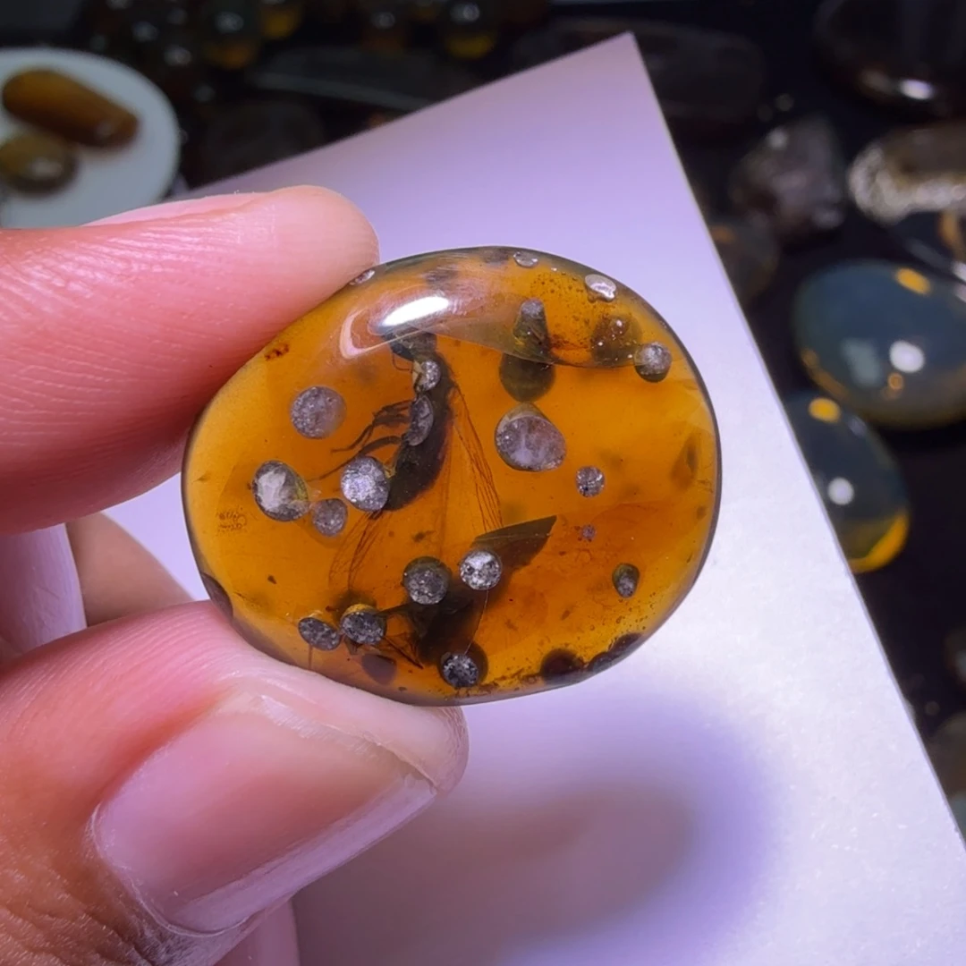 美***院琥珀未镶嵌裸石，，，