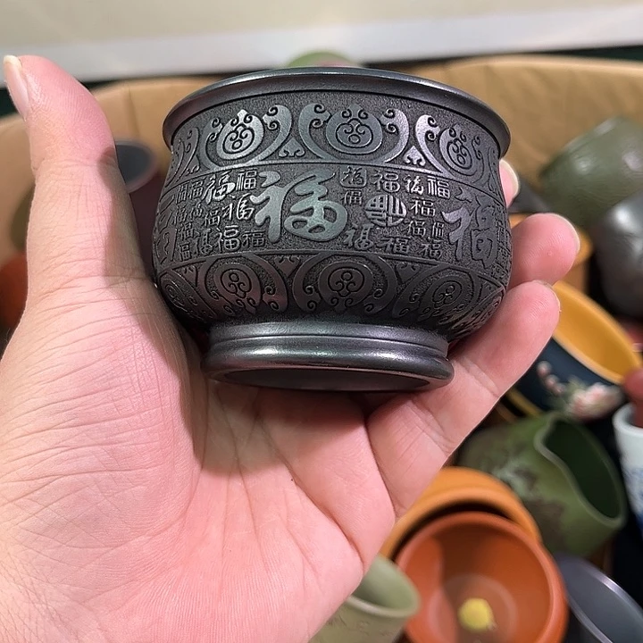 茶杯紫砂全手工紫砂主人杯