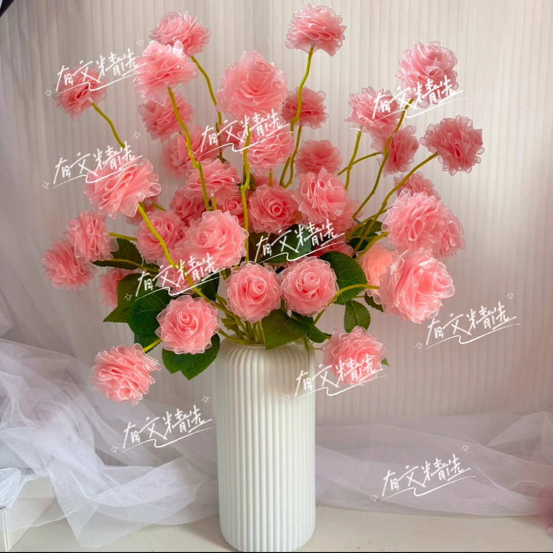 有文精选 母亲节特惠  星梦玫瑰花手工DIY制作材料包 桌摆件