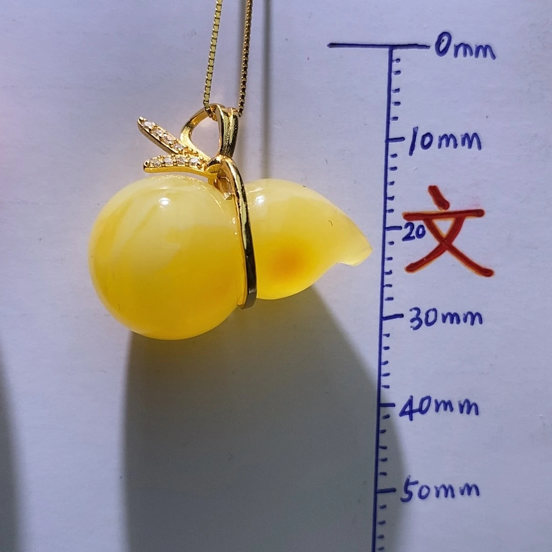 琥珀银S925镶嵌珠宝奇石24