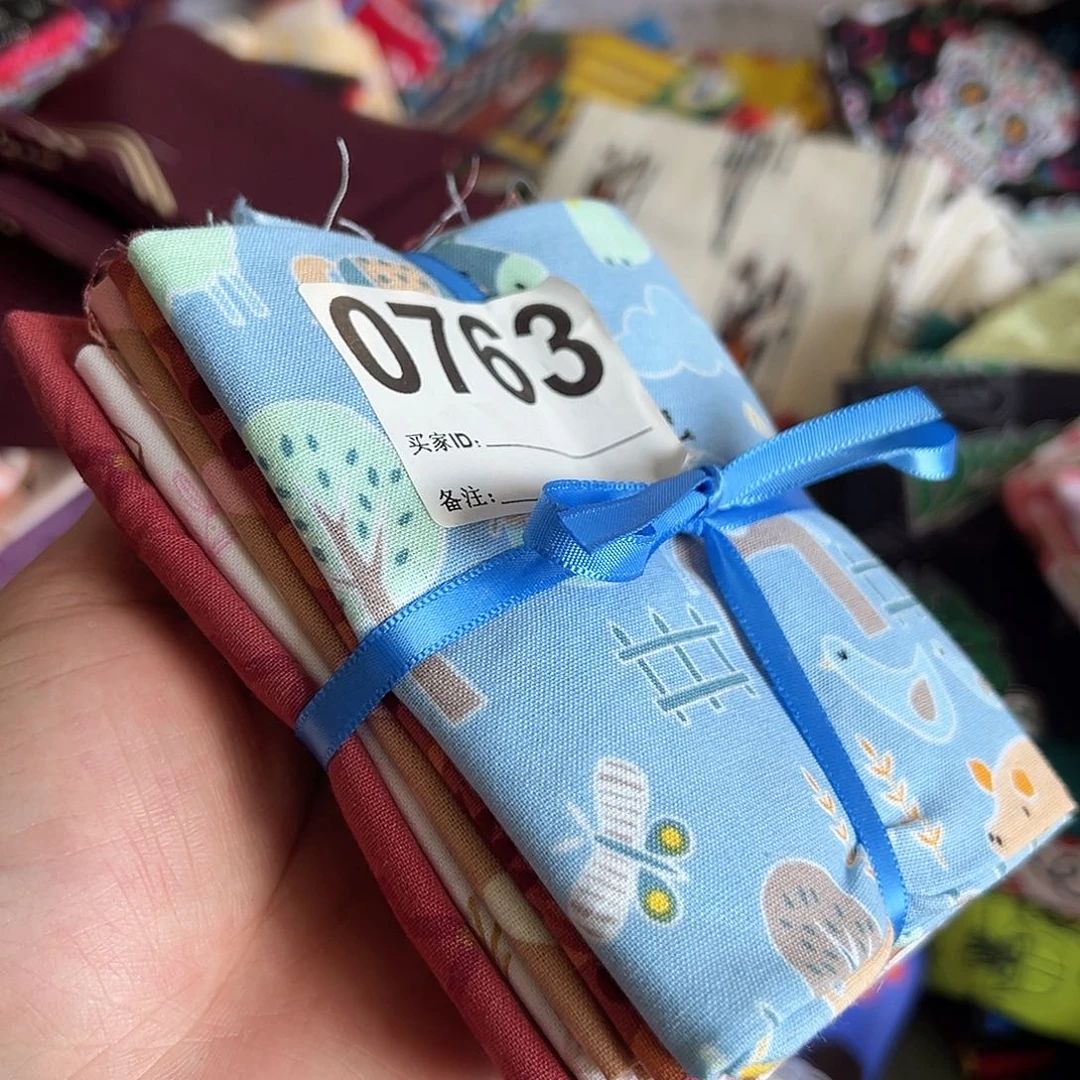 5片原单纯棉小布块45.50厘米一片