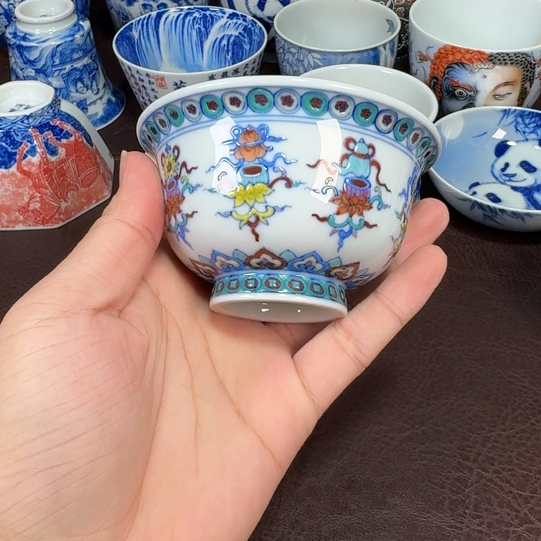 茶***叙现代景德镇陶瓷杯