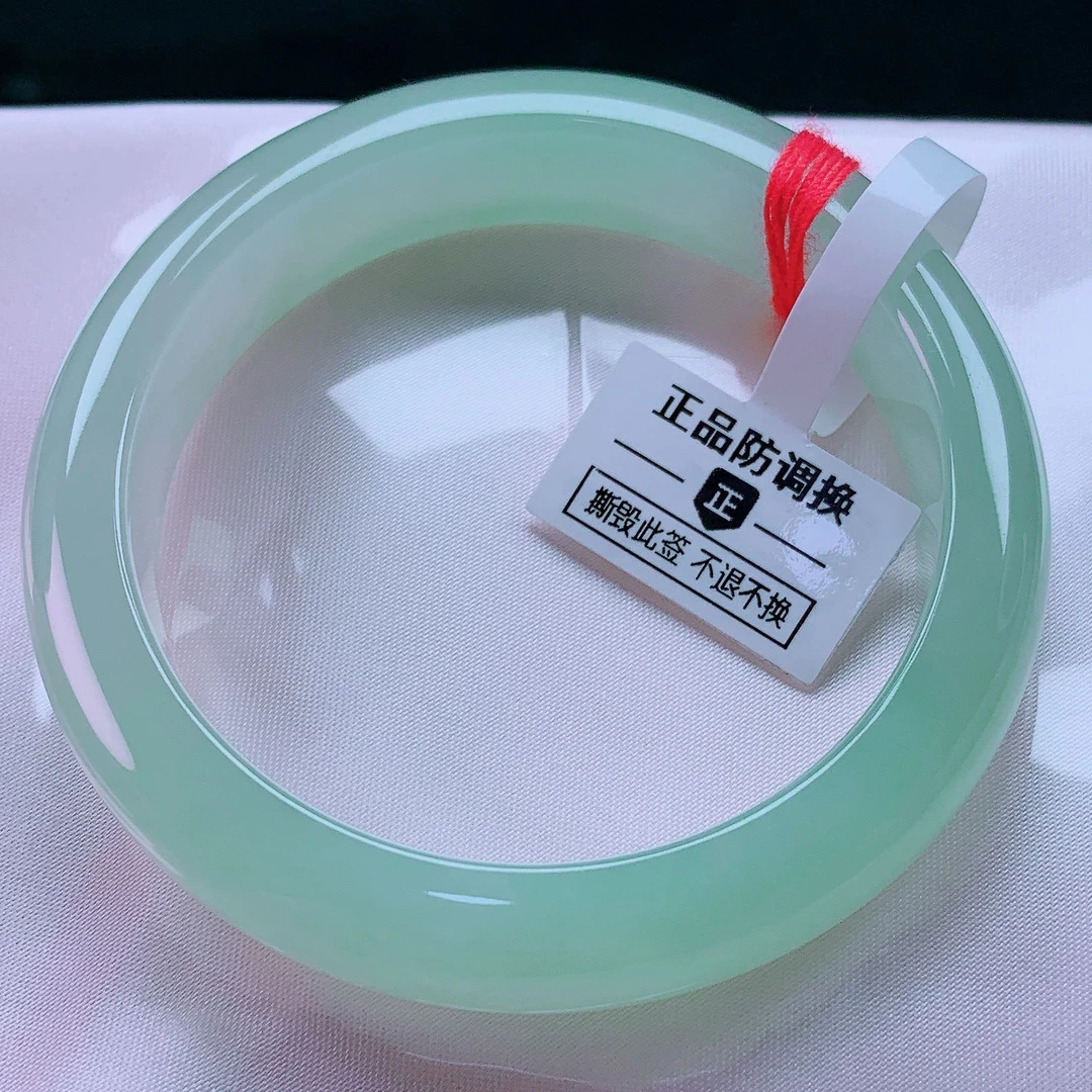 55圈高冰玻璃种葡萄肉满色甜绿双眼皮推荐自留款缅甸A货翡翠