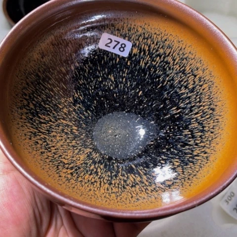 茶盏原矿原釉柴烧建盏